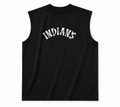 Black Indians Graphic Sleeveless Muscle Tee