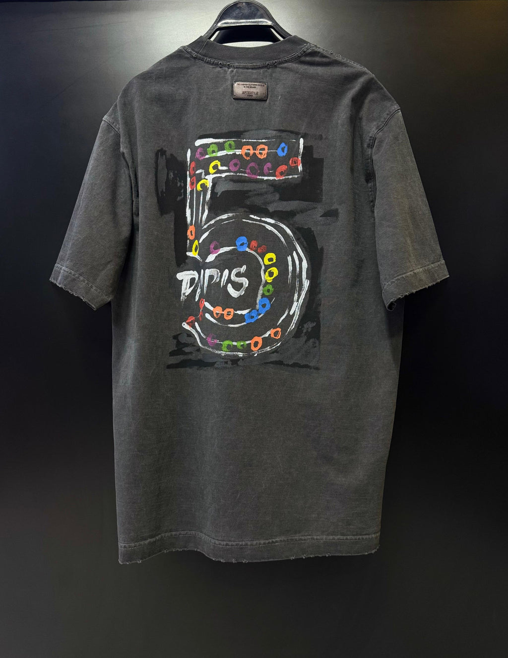 Faded Black Chanel Graphic T-Shirt