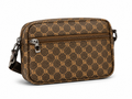 Vintage Monogram Crossbody Utility Bag – Brown