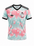 Belgium Special Edition Pink & Mint Football Jersey – Premium Fan Edition - Darkdxb