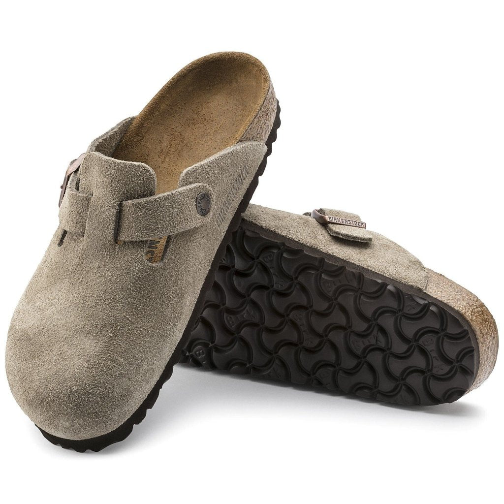 Birkenstock Boston Suede Leather Biedge - Darkdxb
