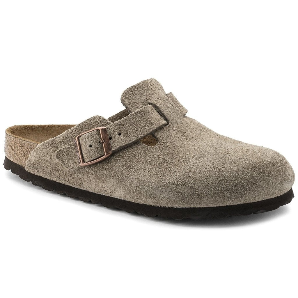 Birkenstock Boston Suede Leather Biedge - Darkdxb