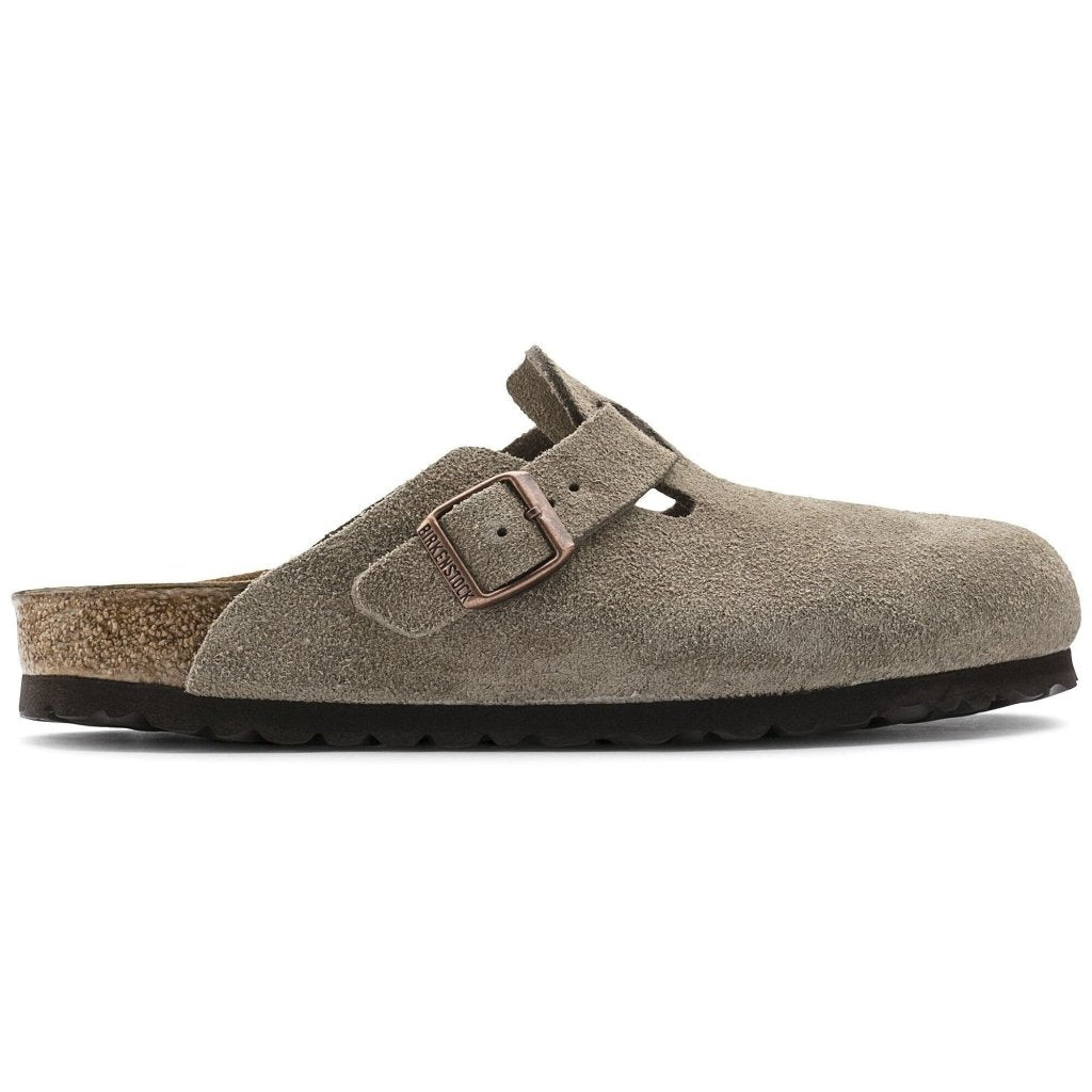 Birkenstock Boston Suede Leather Biedge - Darkdxb