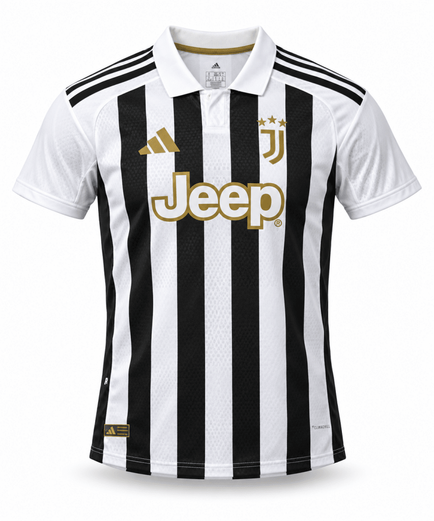 Black and White Striped Football Jersey - Shirts - Darkdxb