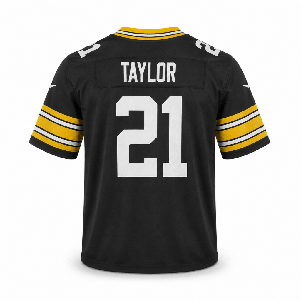 Black & Gold Number 21 American Football Jersey T-Shirt – Game Day Edition - Shirts - Darkdxb