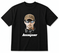 Black Oversized League Graphic T-Shirt – Premium Streetwear Cotton Tee - Darkdxb