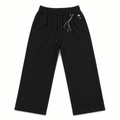 Black Wide Leg Sweatpants – Premium Relaxed Fit Cotton Blend Trousers - Darkdxb