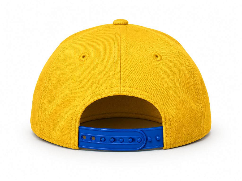 Brazil Football Snapback Cap – Yellow & Blue Adjustable Hat