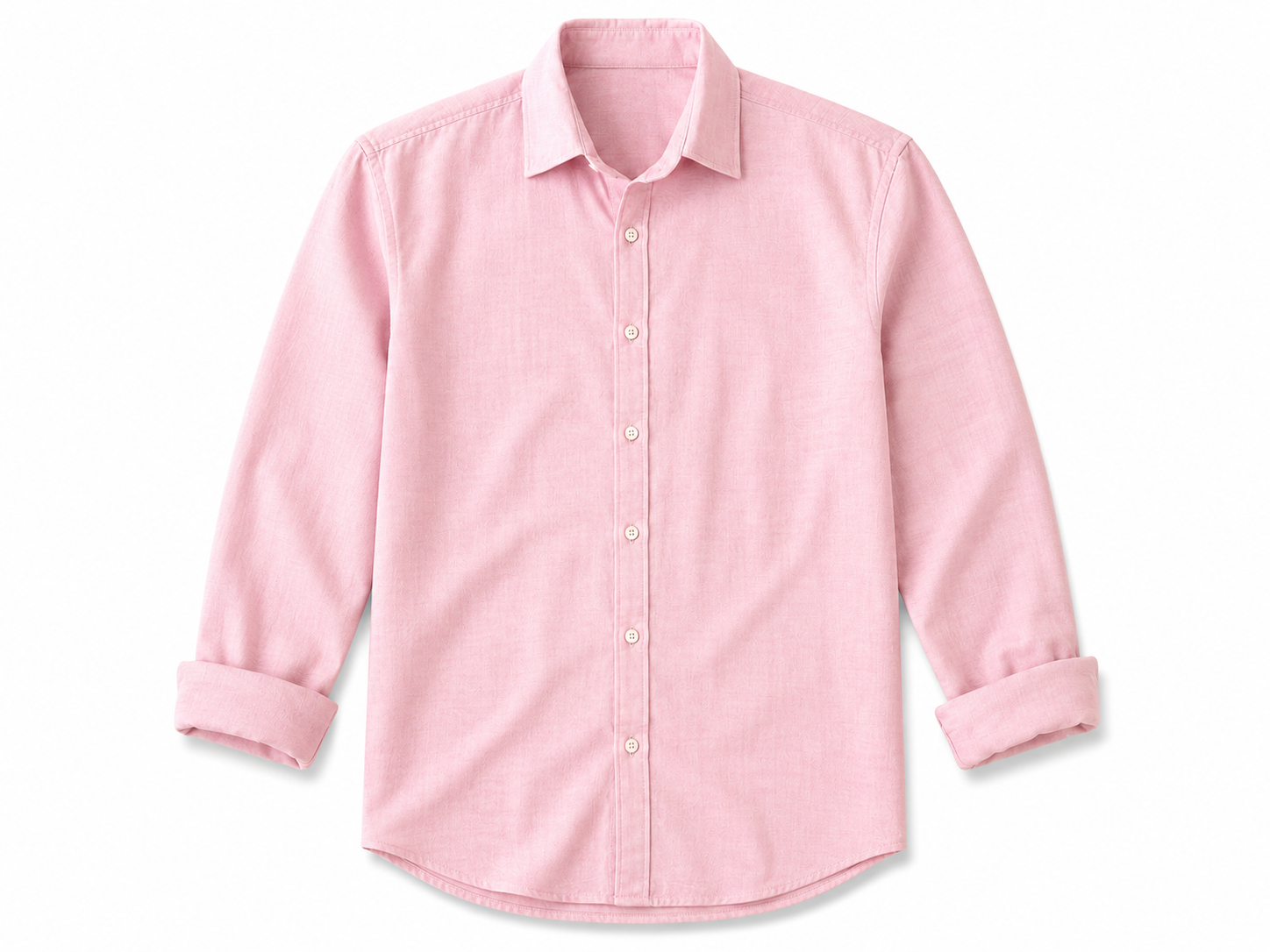 RMZ Light Pink Casual Button-Up Shirt – Smart Casual Everyday Wear