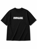 PARADISE Oversized Graphic T-Shirt – Black Premium Streetwear Tee