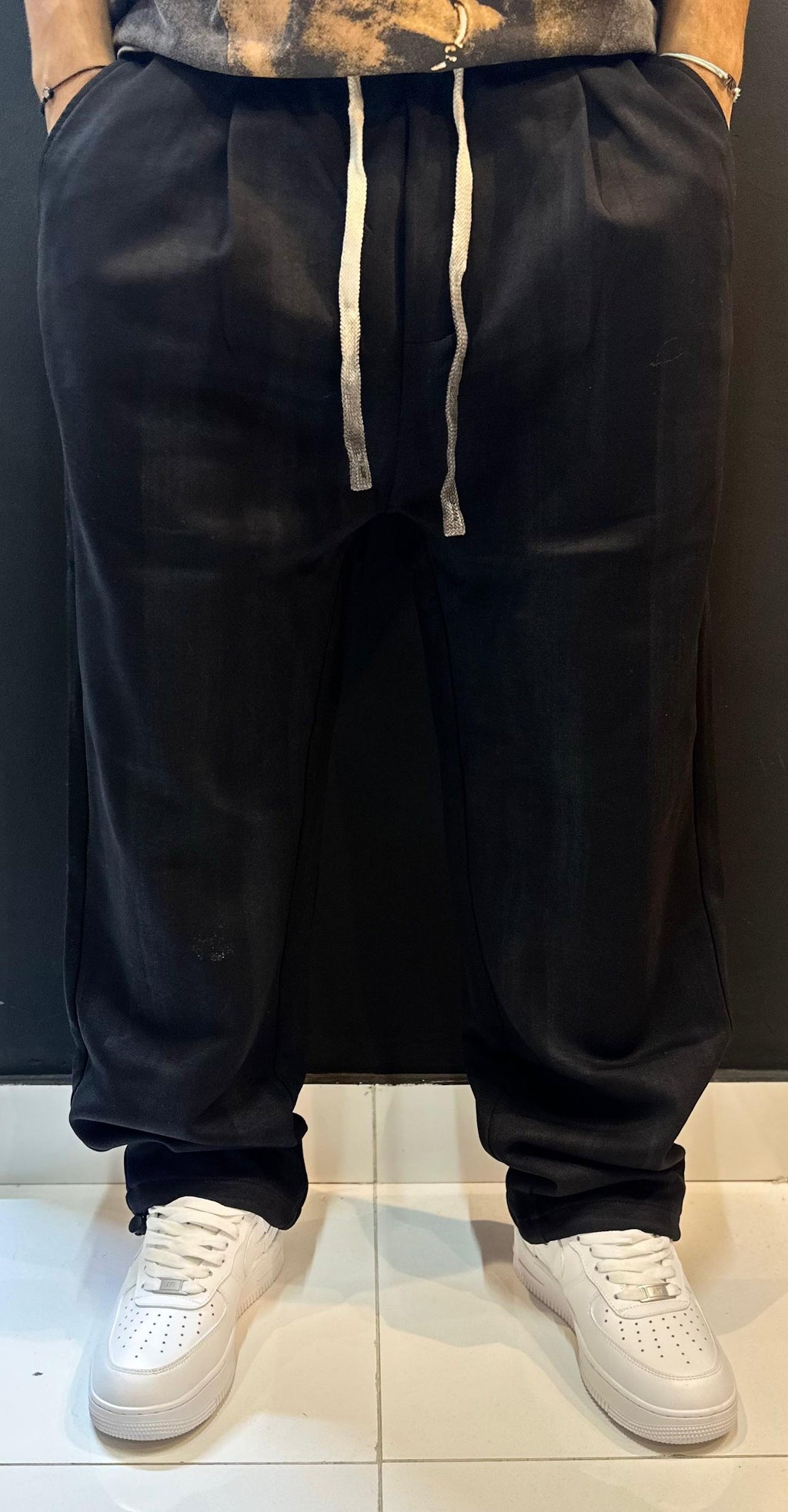 Black Baggy Sweatpants