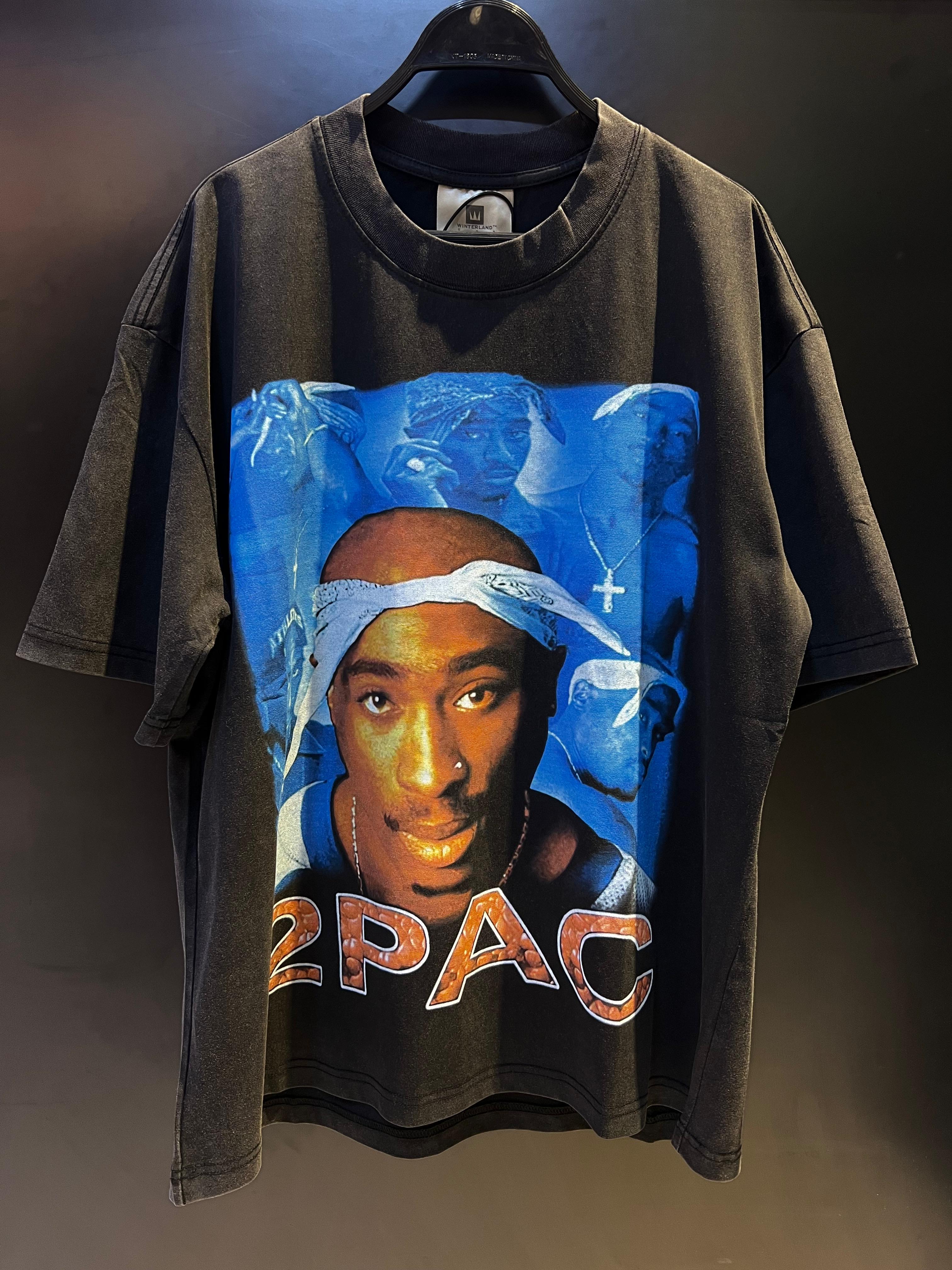 Distressed 2Pac Collage T-Shirt