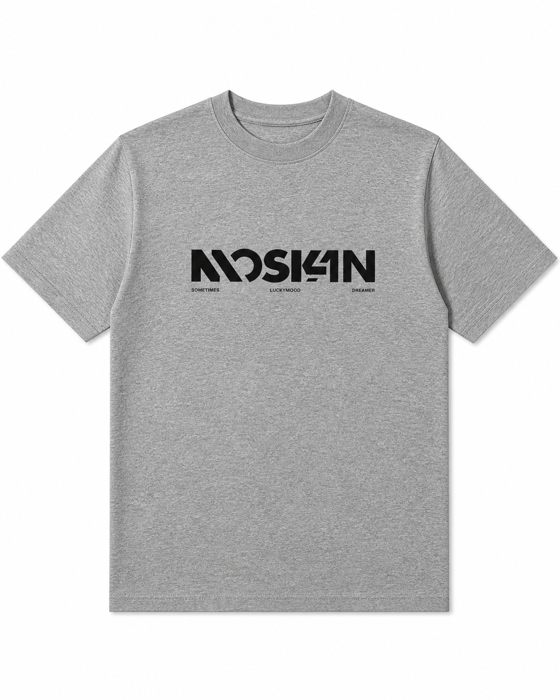 Grey Logo T-Shirt – Minimal Streetwear Essential
