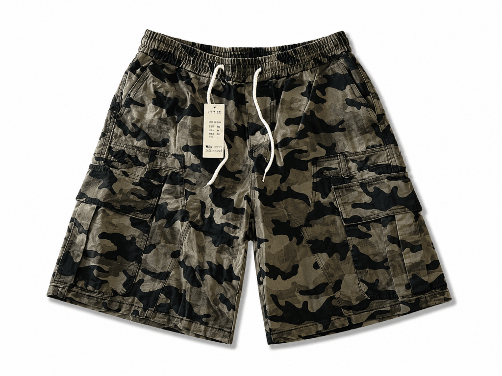 Classic Camo Cargo Shorts – Outdoor Utility Collection - Darkdxb