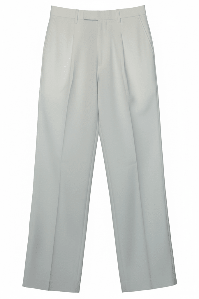 Cream High-Rise Straight Denim Jeans — Premium Edition - Darkdxb