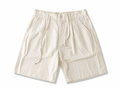Cream Relaxed Fit Summer Shorts – Minimalist Casual Collection - Darkdxb