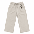 Cream Wide Leg Sweatpants – Premium Relaxed Fit Cotton Blend Trousers Darkdxb