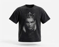 Cristiano Ronaldo "The King" Vintage Wash Graphic Tee - Darkdxb