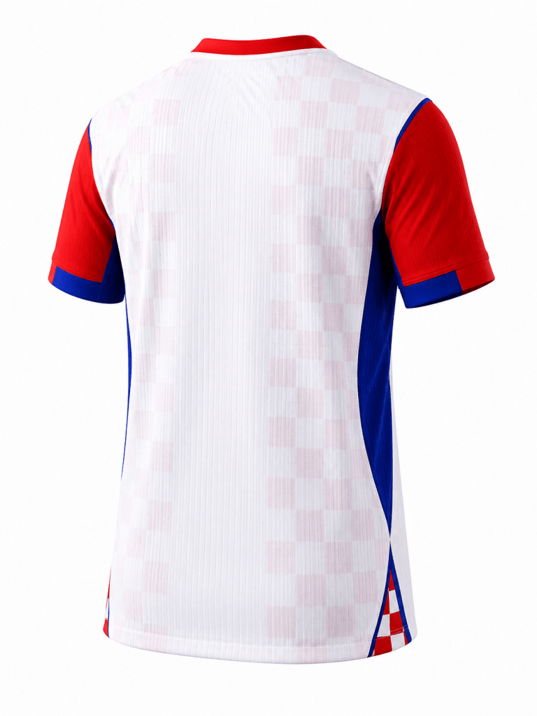 Croatia Home Football Jersey 2026 – Checkered Edition - Darkdxb