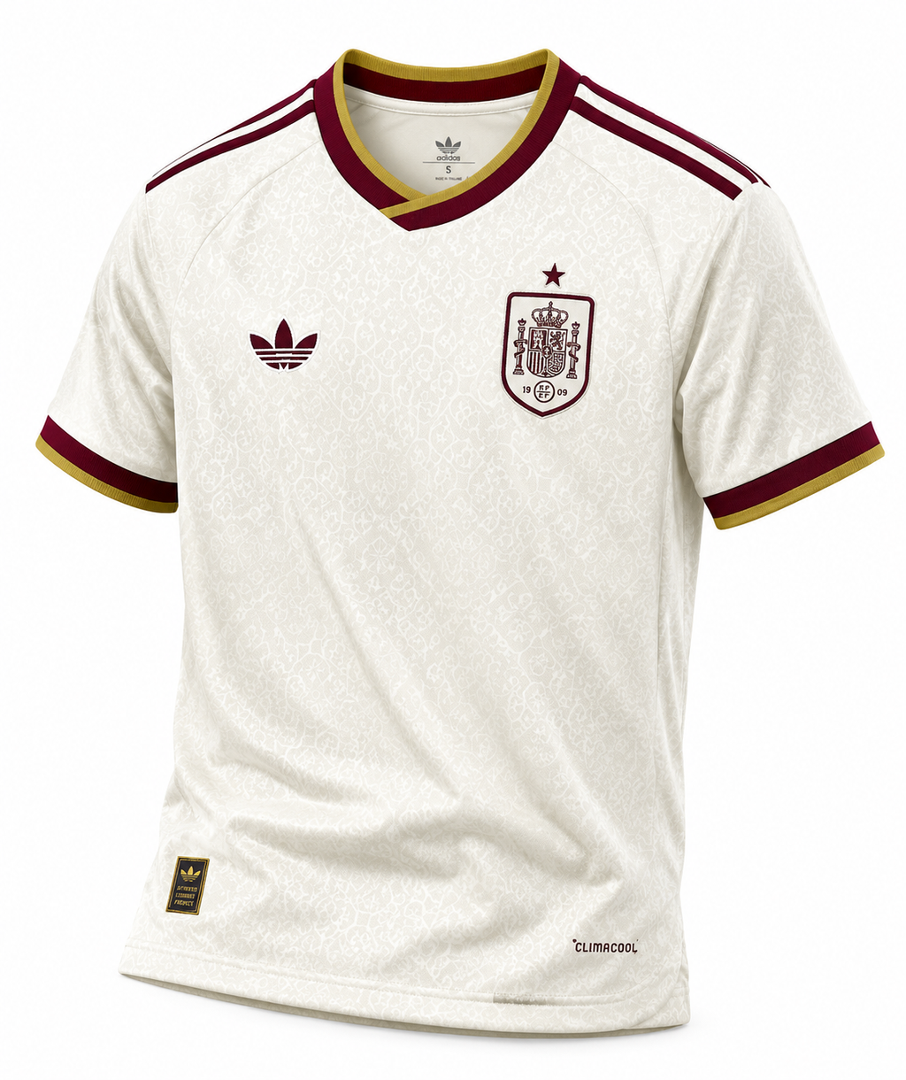 Spain 2026 Away Jersey – Premium FIFA Patch Shoulder Detail