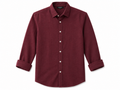 RMZ Burgundy Casual Button-Up Shirt – Premium Smart Casual Long Sleeve