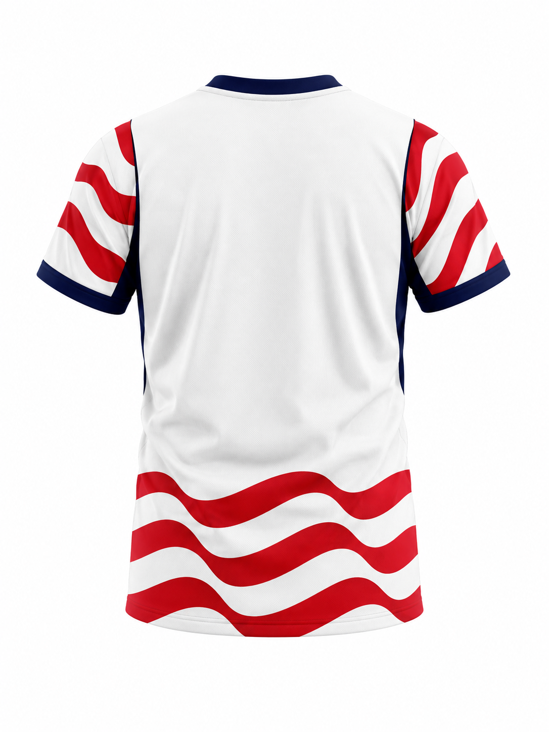 USA 2024 Away Football Jersey – Wave Stripe Edition