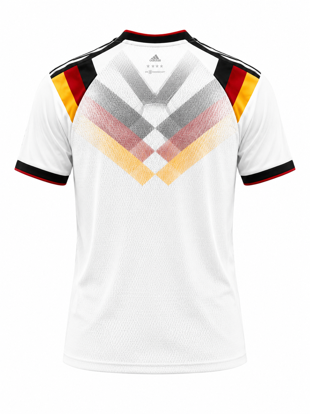 Germany Home Football Jersey 2026 Edition – White National Team Shirt (Back View)