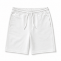 Stwd White Drawstring Sweat Shorts