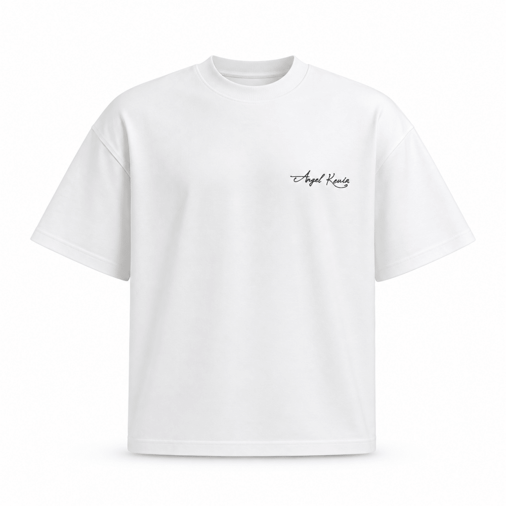 Darkdxb Angel Heart Tee — Signed in Silence - T-Shirt - Darkdxb