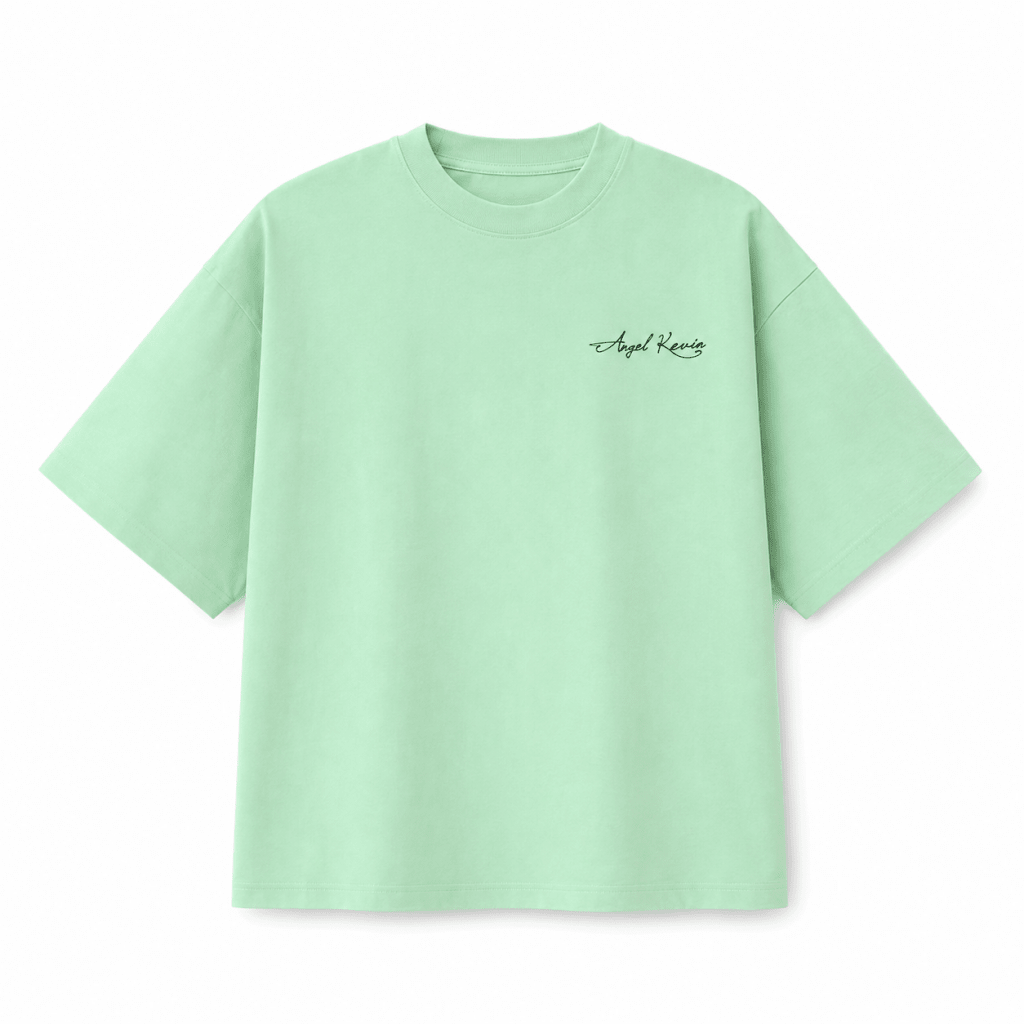 Darkdxb Angel Kevin Mint Tee — Fresh Energy. Rare Colour. - T-Shirt - Darkdxb