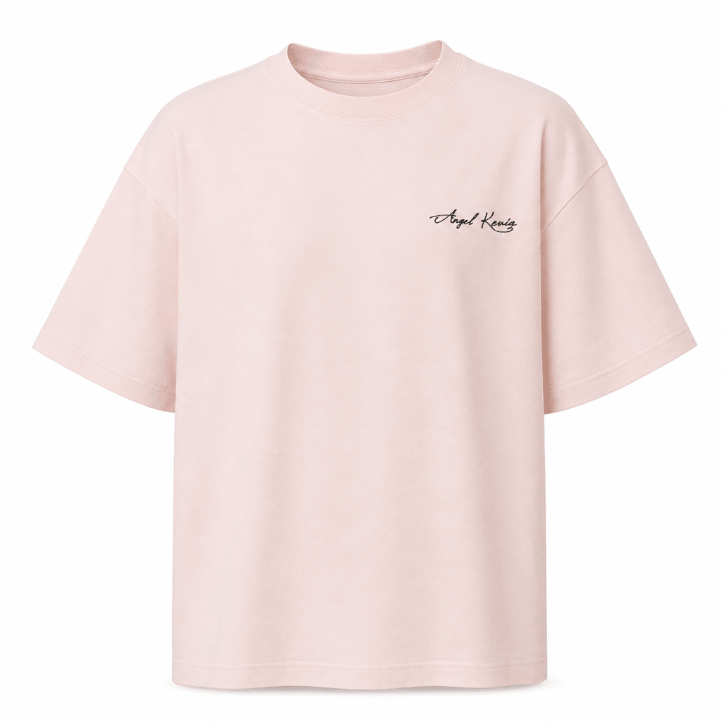 Darkdxb Angel Kevin Pink Tee — Soft Touch. Sharp Statement. - T-Shirt - Darkdxb