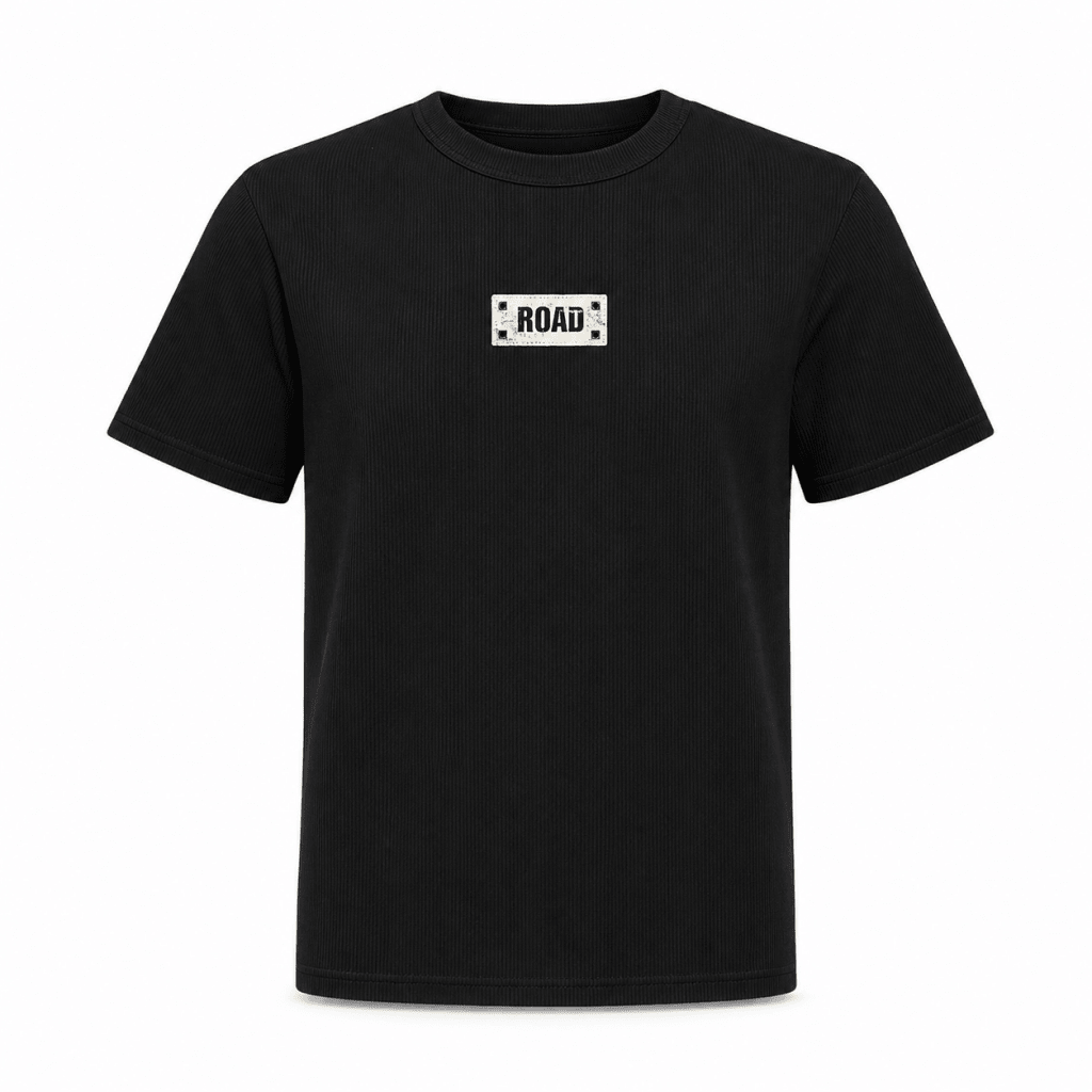 Darkdxb ROAD Tee — Every Journey Starts With One Word - T-Shirt - Darkdxb