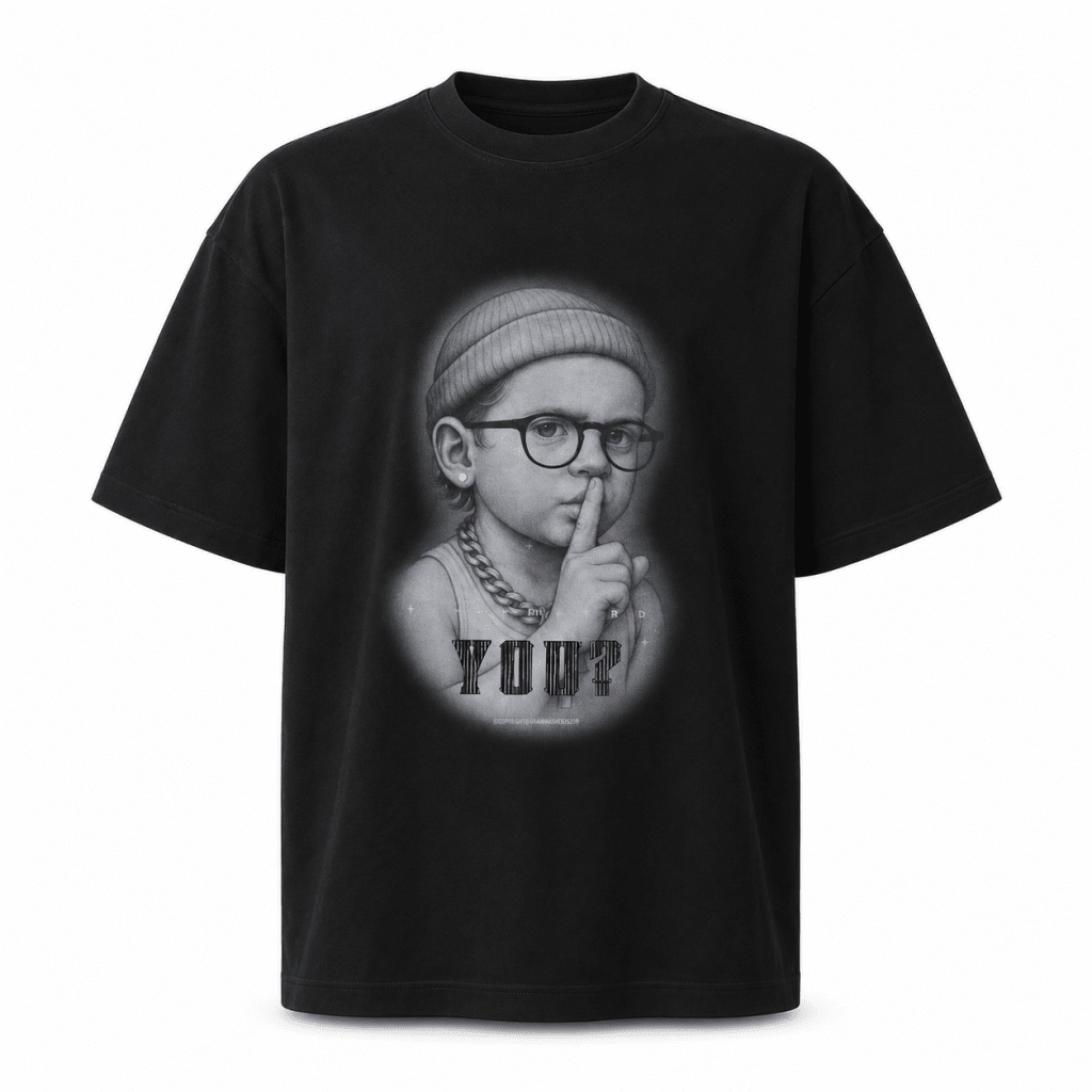 Darkdxb YOU? Graphic T-Shirt — Silence Speaks Louder - T-Shirt - Darkdxb