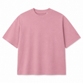 Dusty Rose Heavyweight Oversized Tee - Shirts - Darkdxb