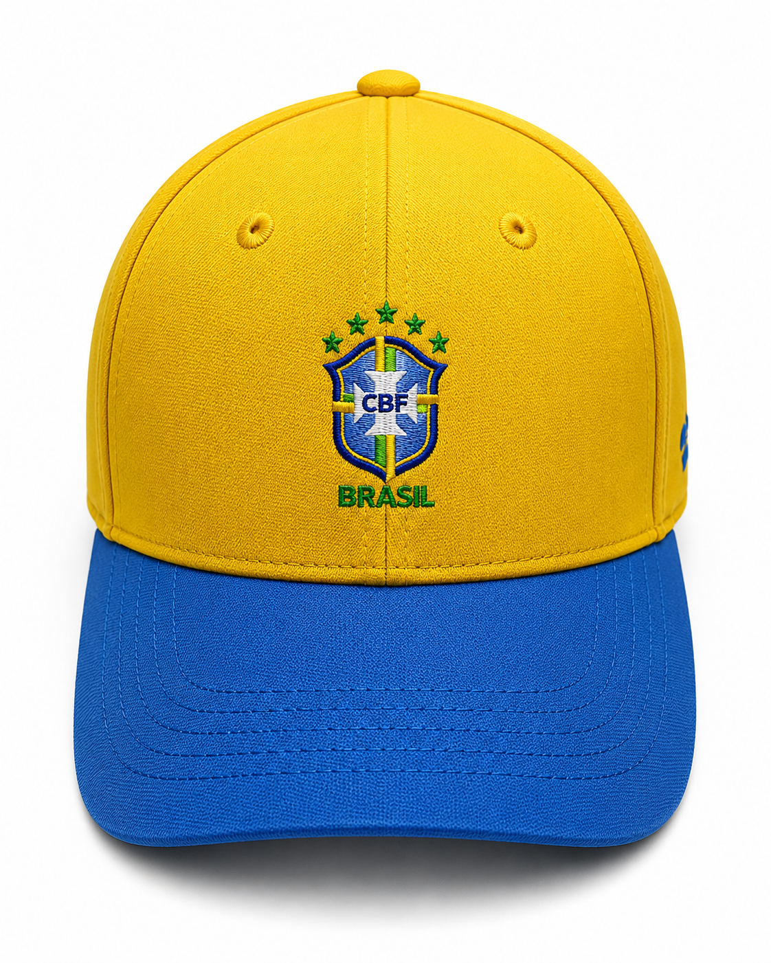 Brazil Football Snapback Cap – Yellow & Blue Adjustable Hat