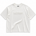Vuitton Embossed White Oversized T-Shirt – Premium Heavyweight Cotton