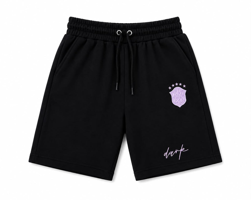 Black Brazil Graphic T-Shirt & Shorts Set