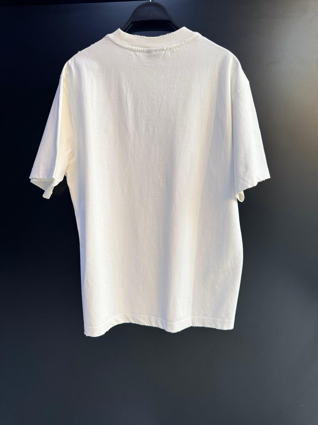 ATFANSON Men's White Graphic T-Shirt - Abstract Gold Print "ATANSON" Tee