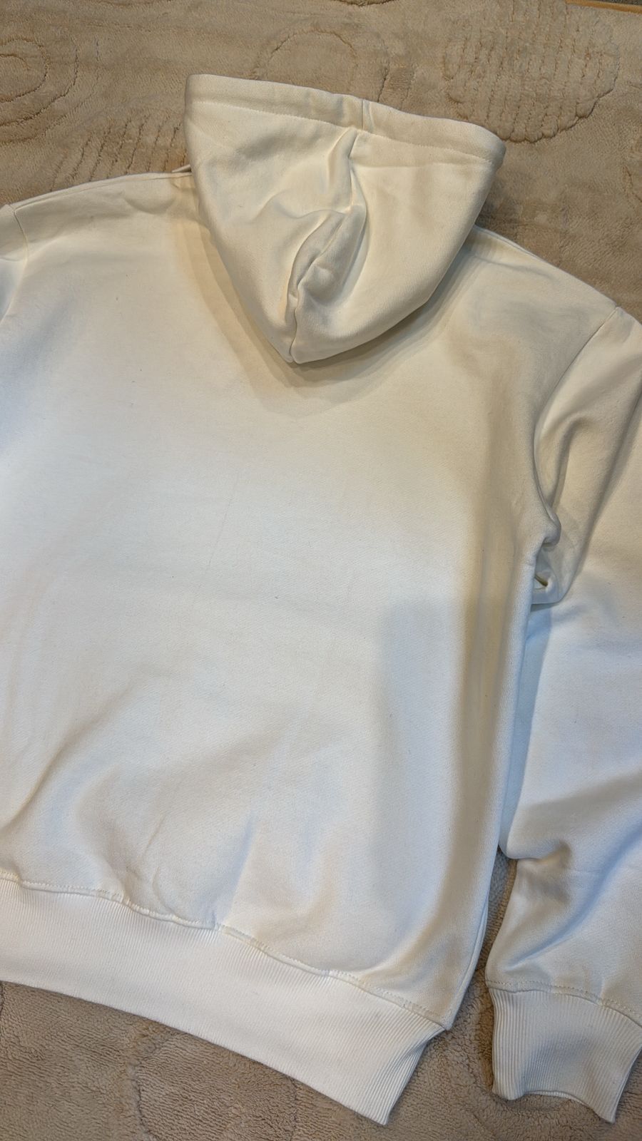 Essential White Pullover Hoodie - Cozy Fleece Sweatshirt