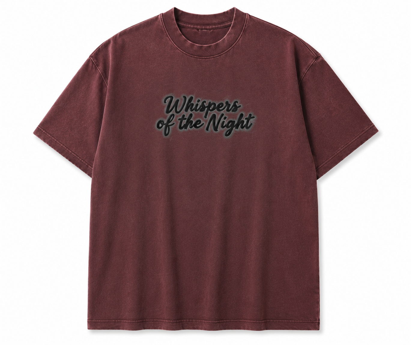 Whispers of the Night Vintage Wash Oversized T-Shirt