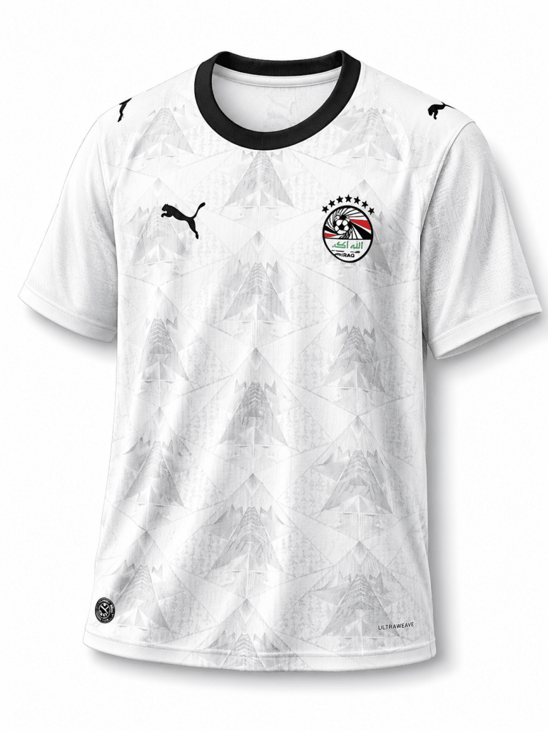 Egypt National Team White Jersey 2026 – Home Edition - Darkdxb