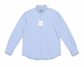 Essentials Men’s Light Blue Classic Button-Down Shirt – Clean Minimal Style - Darkdxb