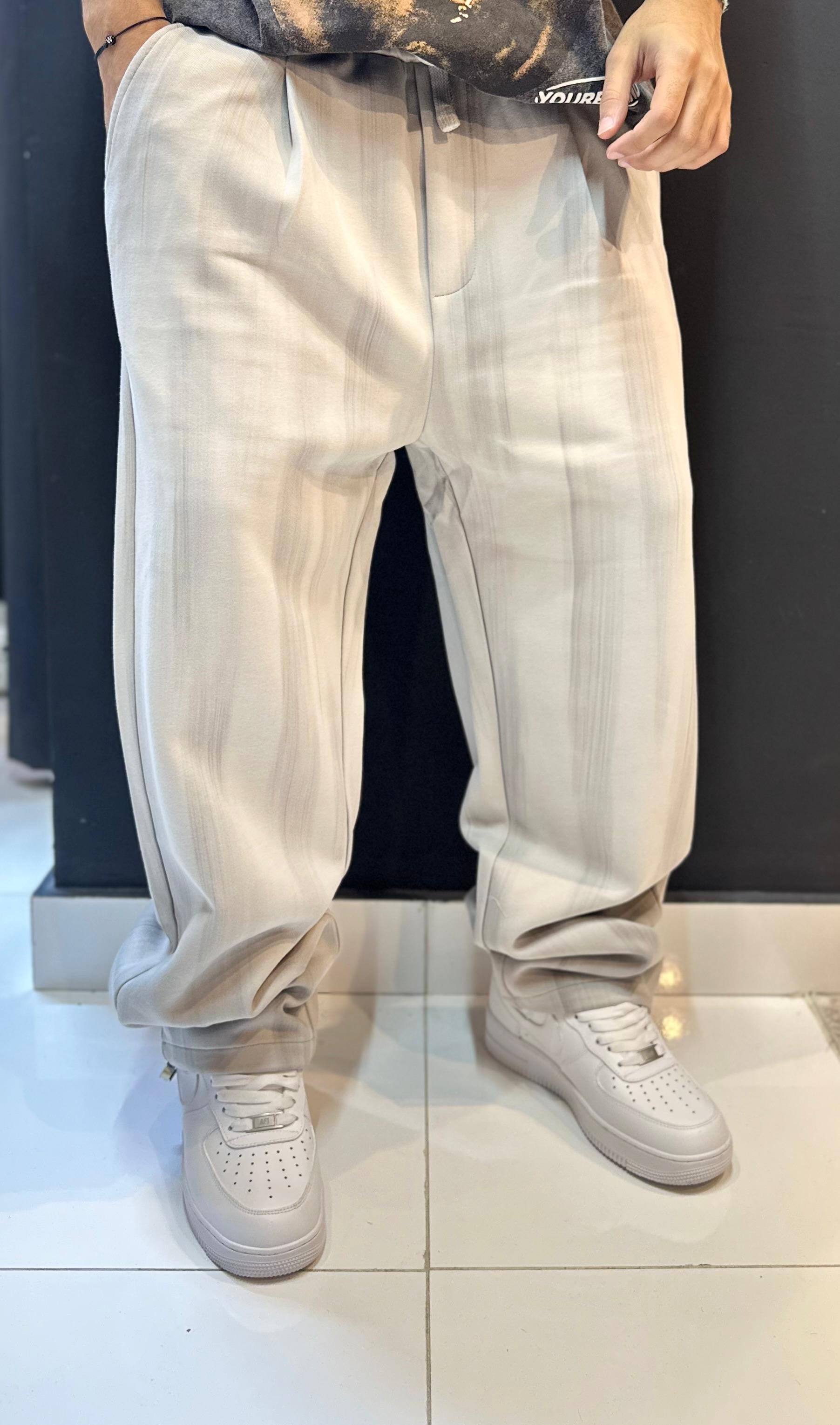 Oversized Pinstripe Trousers