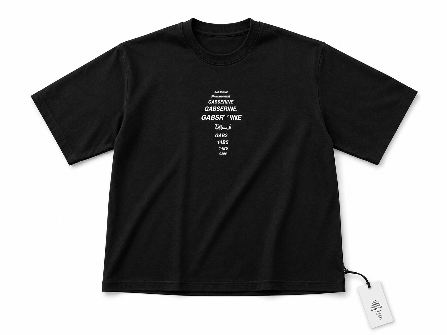 Men's Black Oversized Graphic T-Shirt – Modern Streetwear Back Print Tee