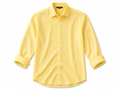 RMZ Pastel Yellow Casual Button-Up Shirt – Lightweight Smart Casual Wear