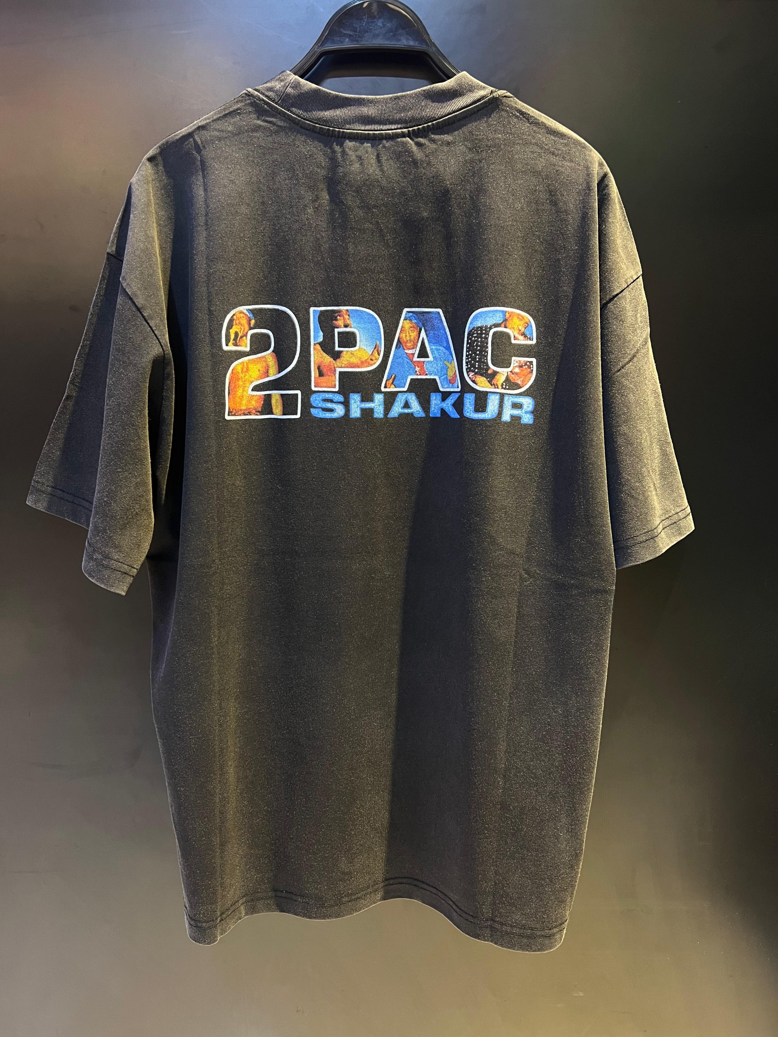 Distressed 2Pac Collage T-Shirt