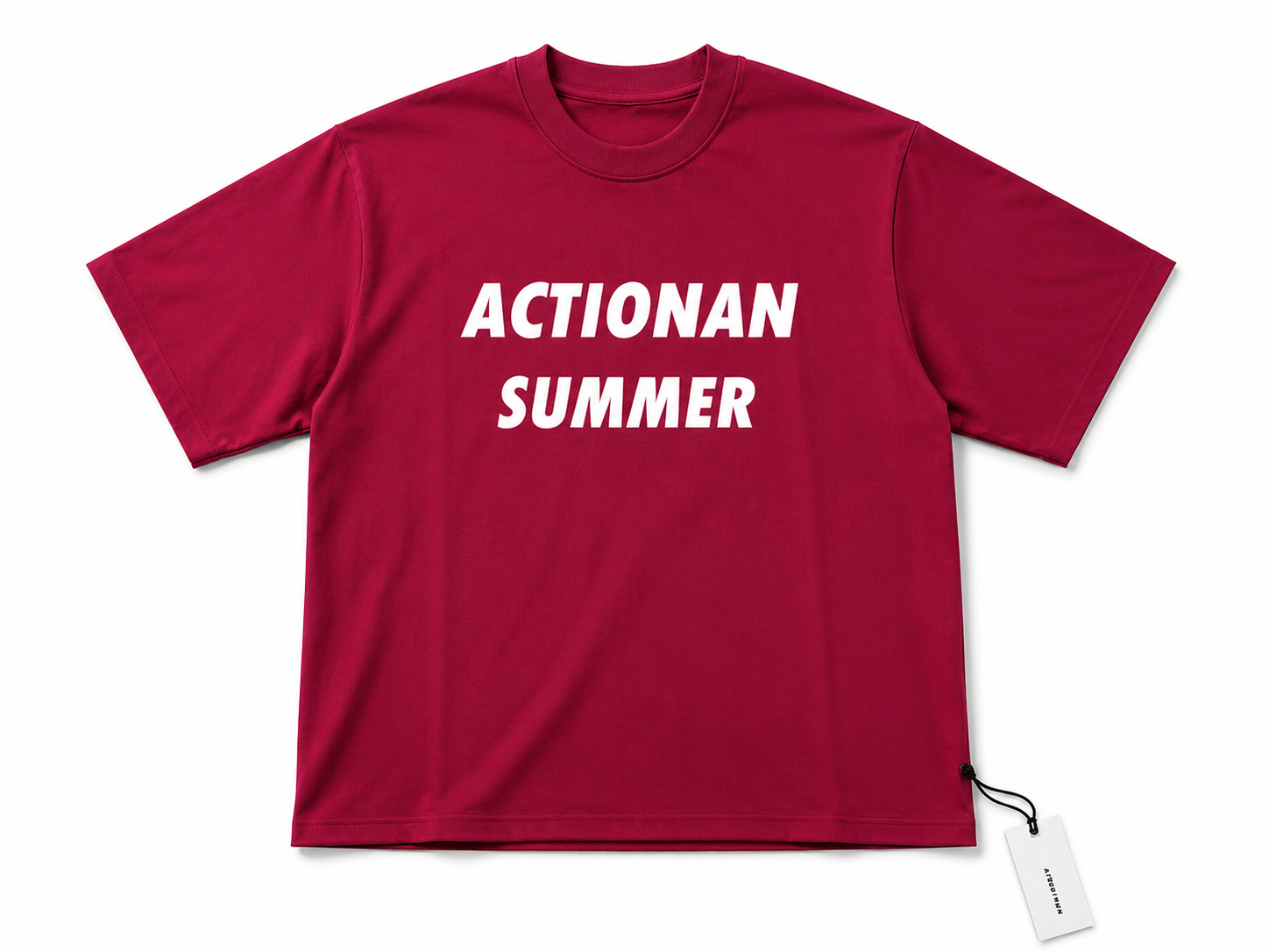Men's Oversized Pink Graphic T-Shirt – Actionan Summer Casual Streetwear Tee