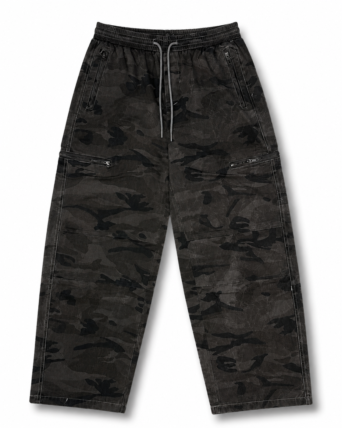 Dark Camo Cargo Pants