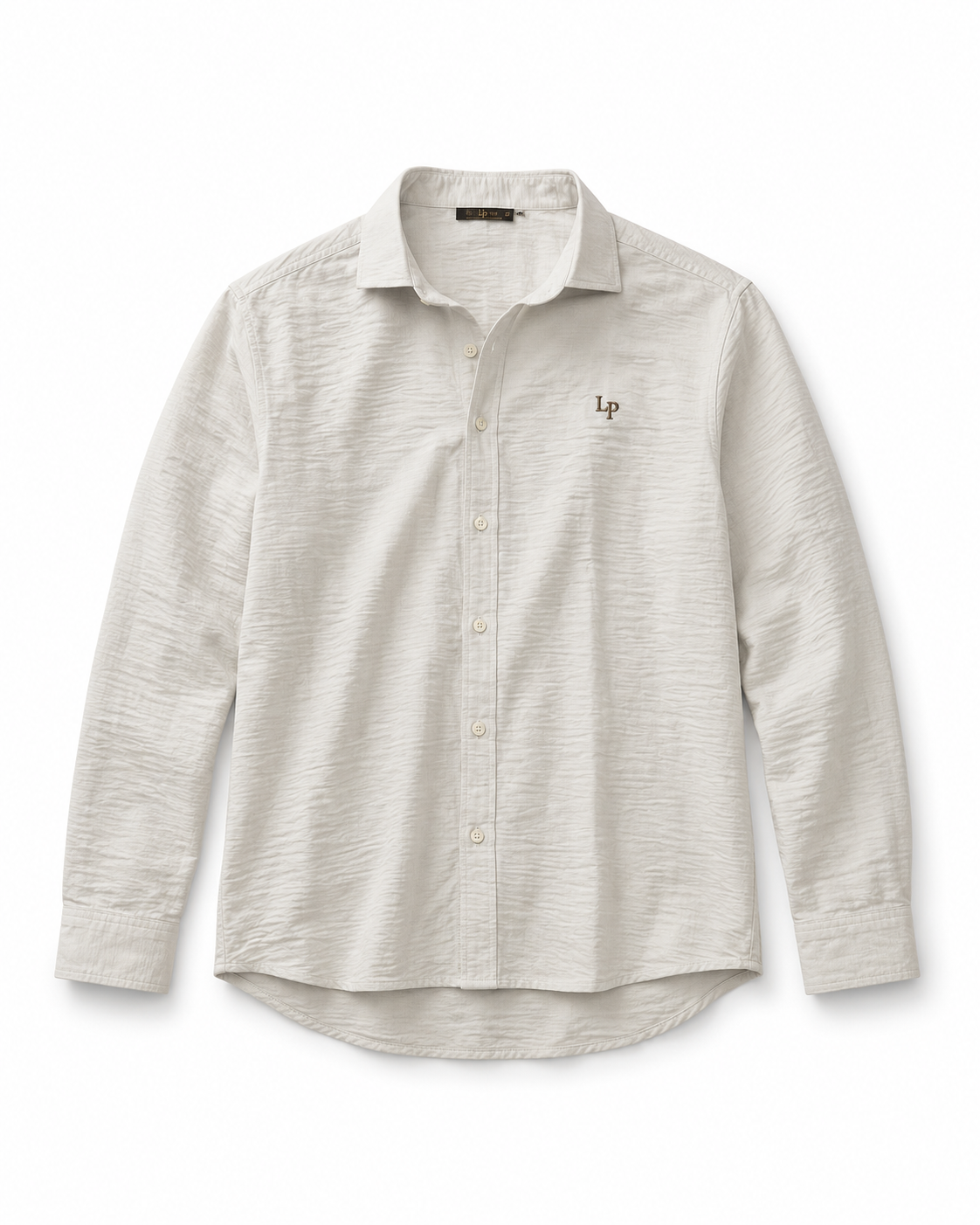 Loro piano Off-White Textured Button-Up Shirt