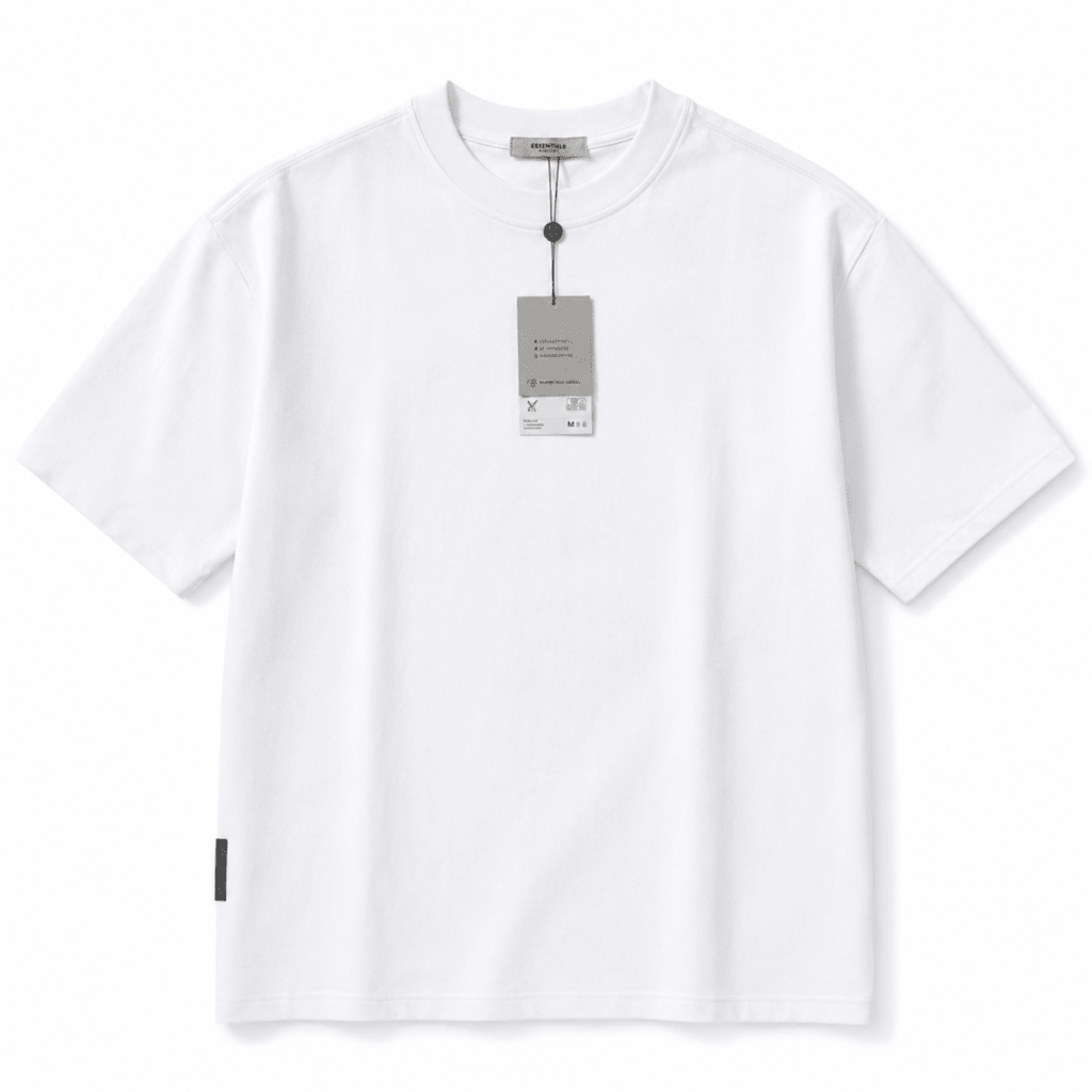 Fear of God Essentials White Oversized Heavyweight T-Shirt – Premium Cotton - Darkdxb